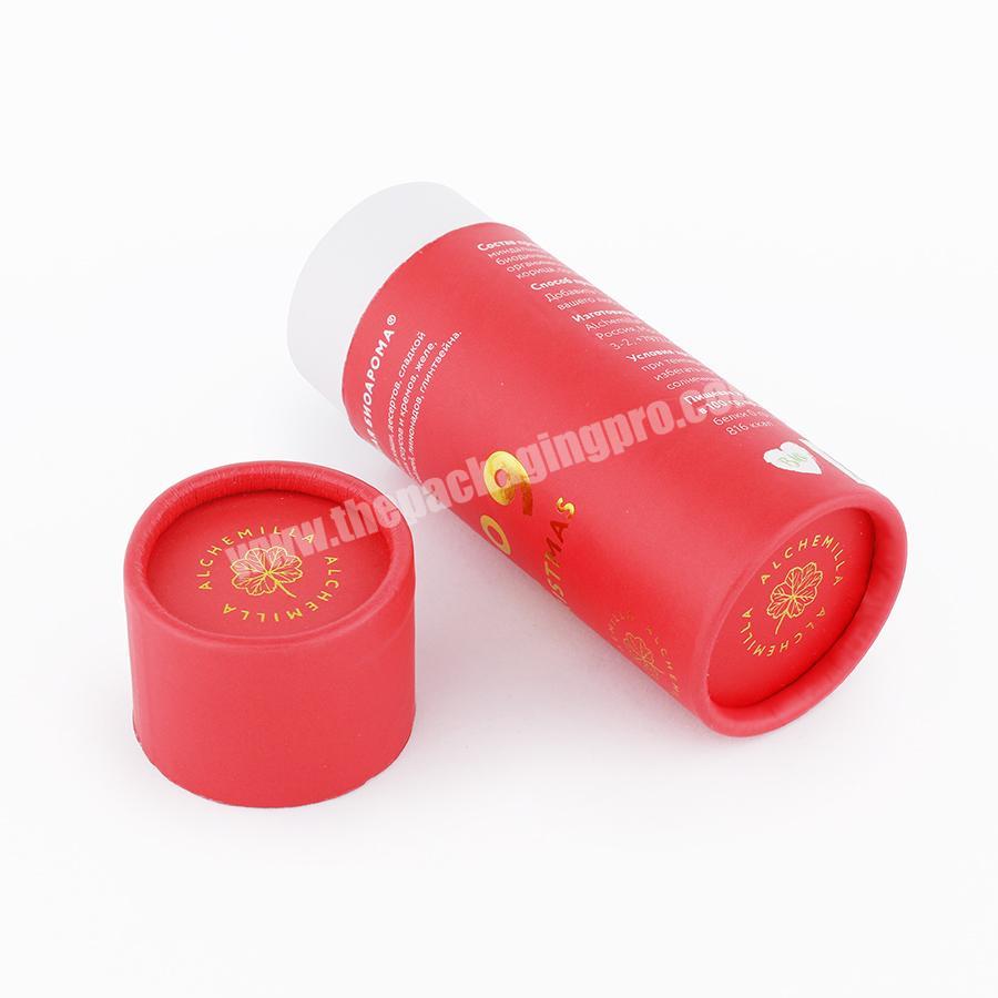 custom printed round cylinder jewellery gift box packaging