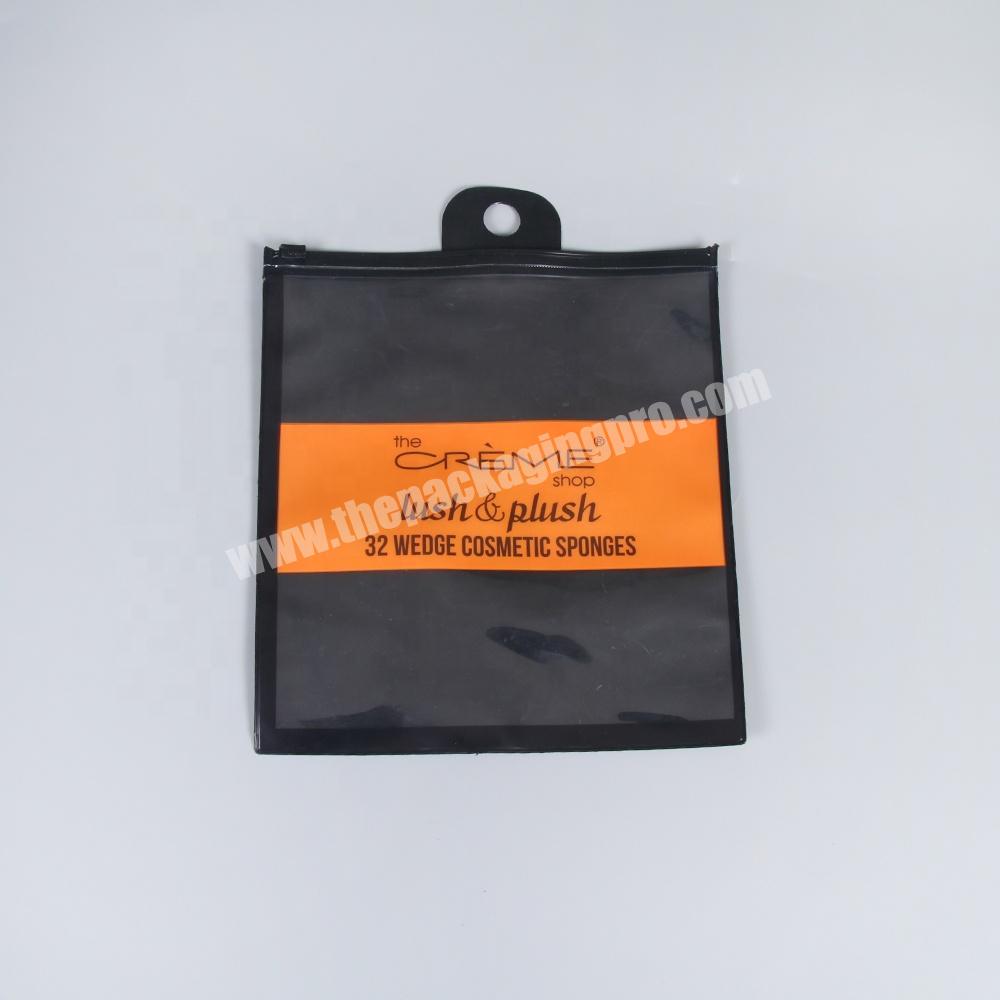 custom sizes clear pvc zip hanging bags for children's clothing