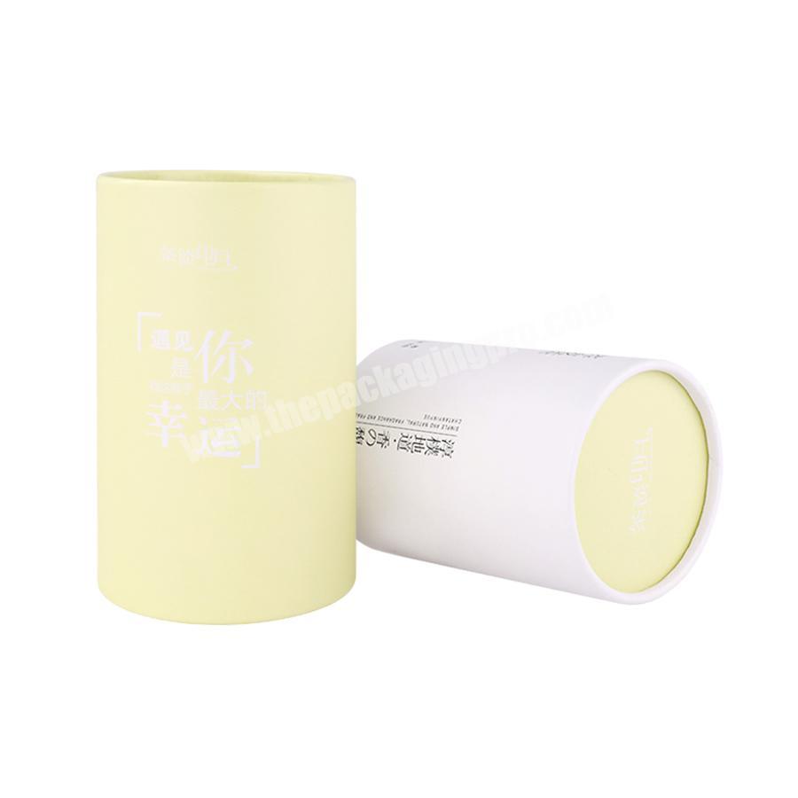 cylinder customized printing recyclable long cardboard storage shipping package kraft paper tube