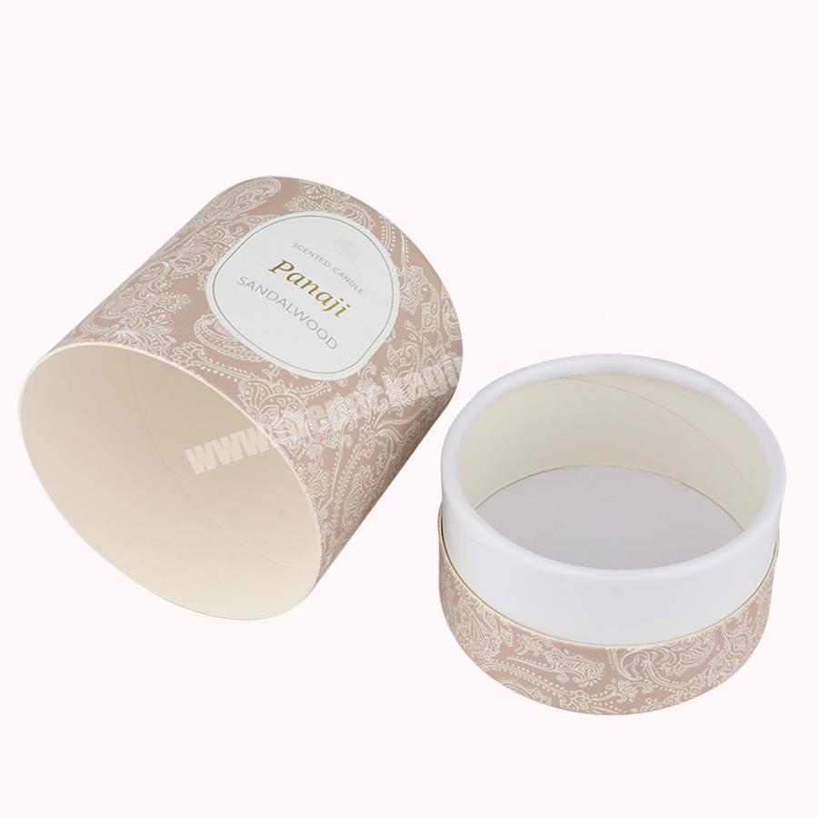 eco cardboard custom logo print paper tube box for deodorant lotion cosmetic packaging