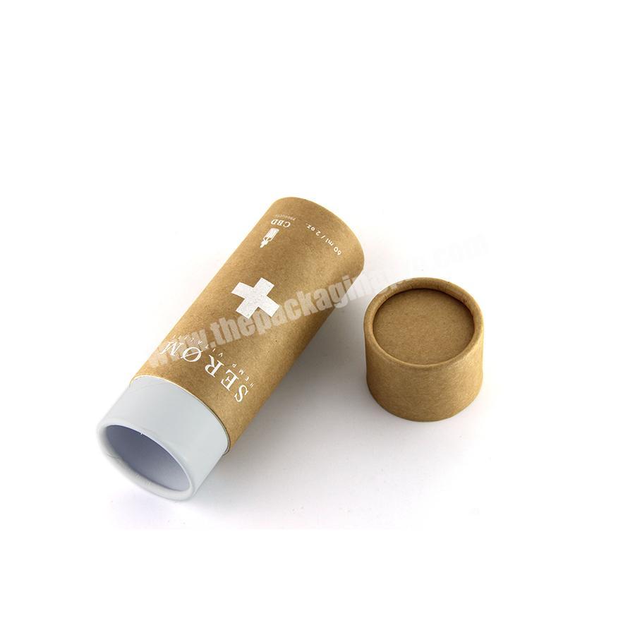 eco friendly fabric hemp essential oil bottle jar paper tube packaging