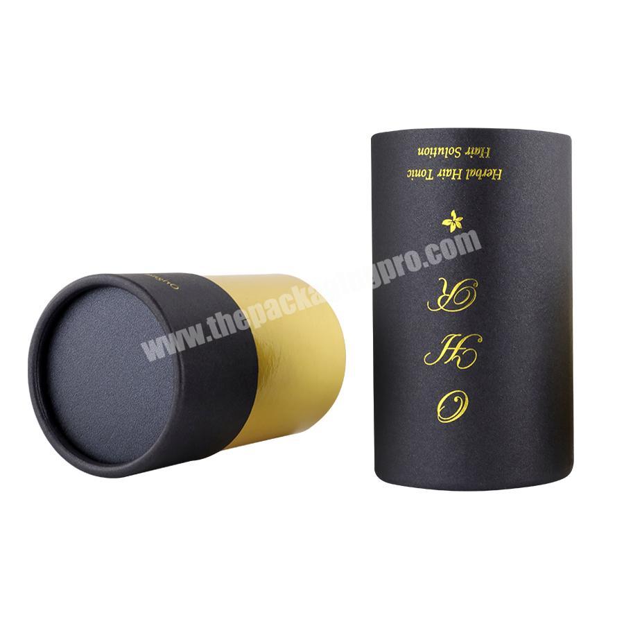 factory prices customized sizes logo gold foil colorful printing tubes cylinder tube paper box