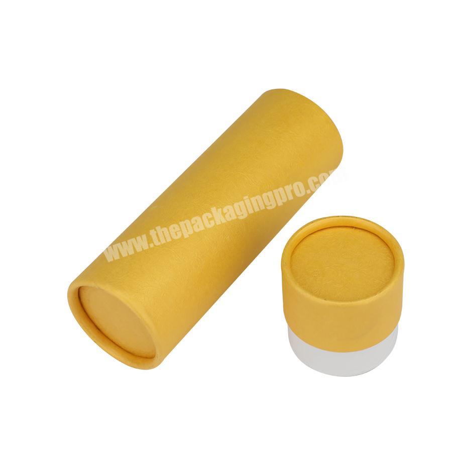 grey yellow large eco friendly packaging cylinder box