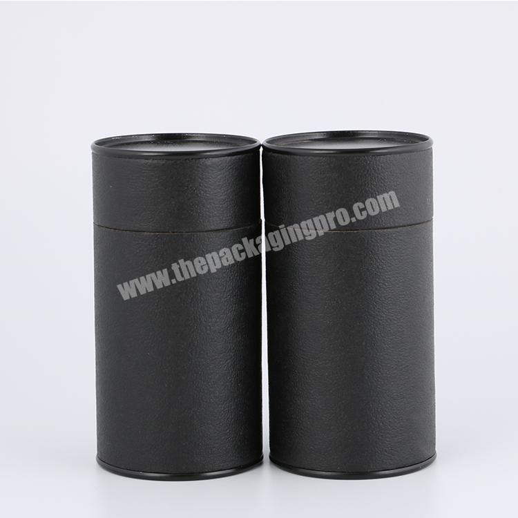 high end Biodegradable eco friendly black kraft deodorant paper tube package