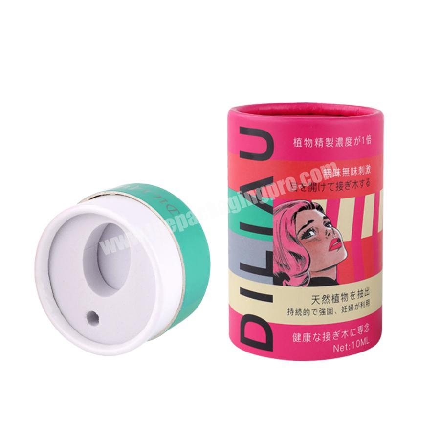 high quality insert EVA colorful printed spot UV custom cardboard box tube round cylinder paper box