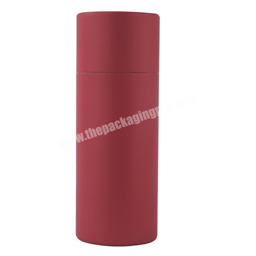 logo printed 30ml bottle packaging tube empty red colorful round recycled 15mm paper card tube