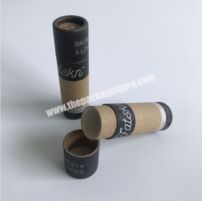 luxury lip balm paper tube with personal label  perfume packaging push up  containers