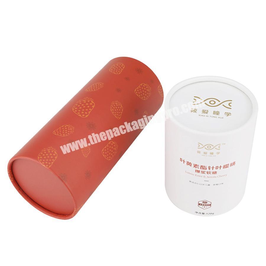 round short reusable cylinder metal packaging for coffee