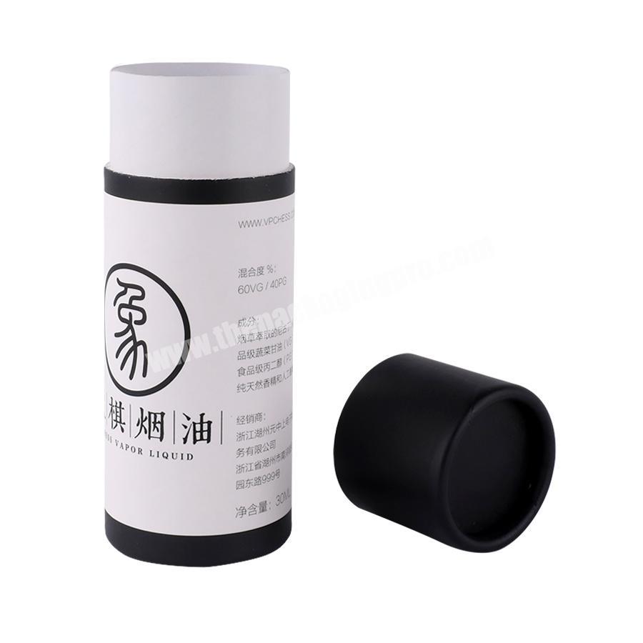 white black cosmetic biodegradable cylinder packaging box kraft paper cardboard tubes