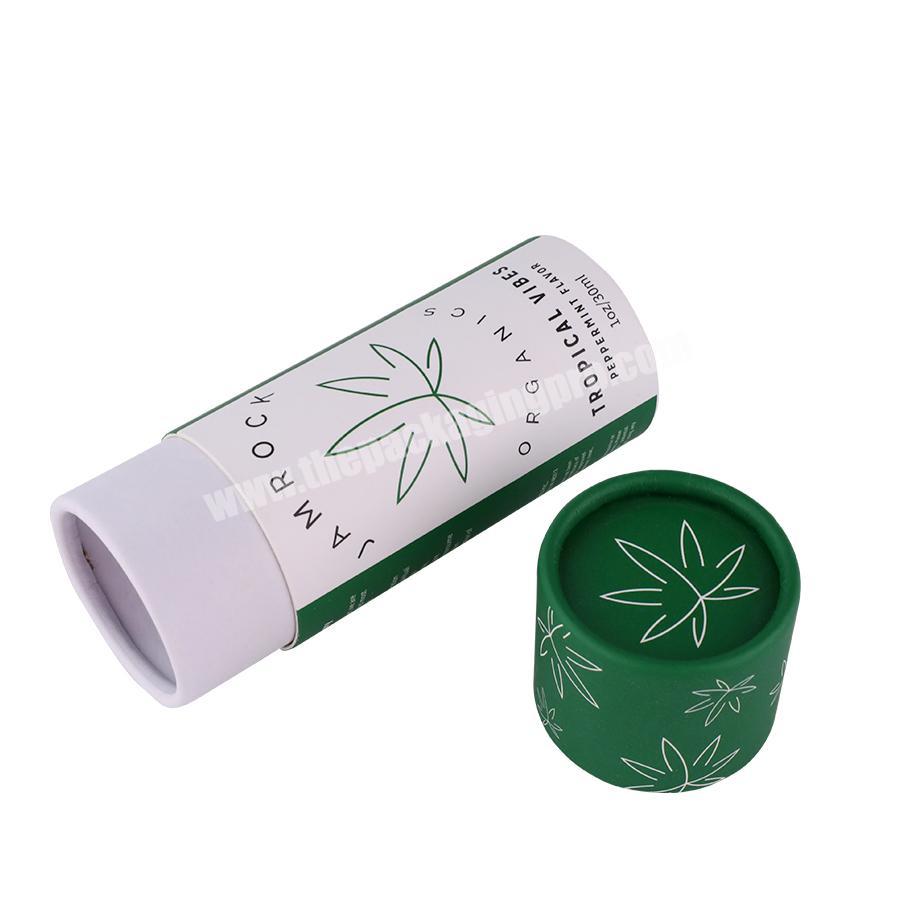 white green colorful bottle cylinder shaped box packaging tube
