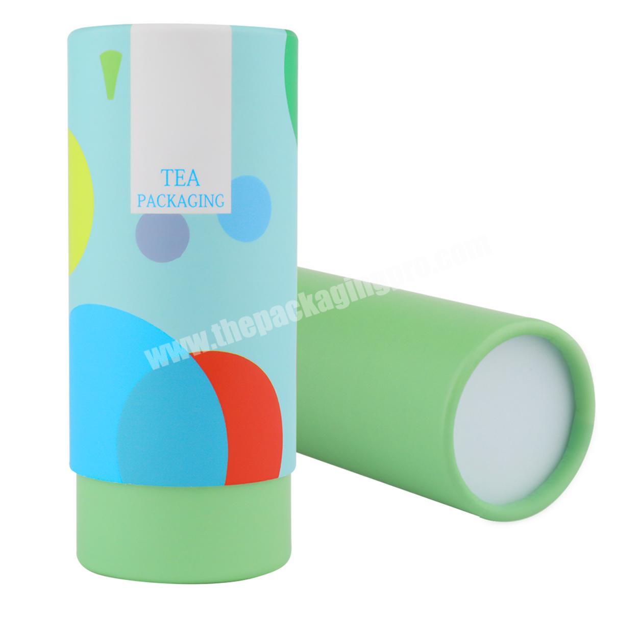 wholesale eco friendly food grade biodegradable dry food package paper tube