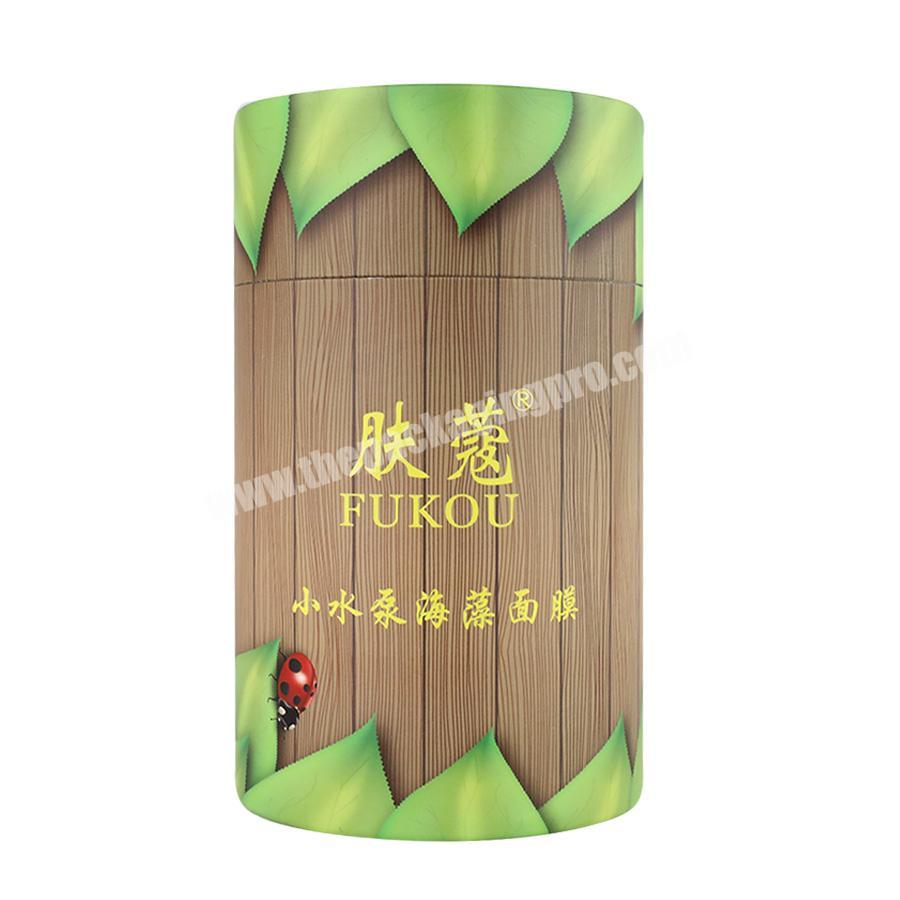 wholesale round empty with metal lid paperboard cylinder matches packaging box