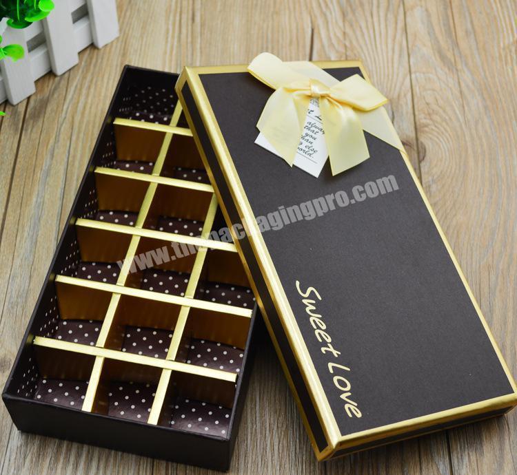 12pcs Kraft Paper Divider Insert Cookie Chocolate Packing Box With Cushion Pads   NYBZ factory