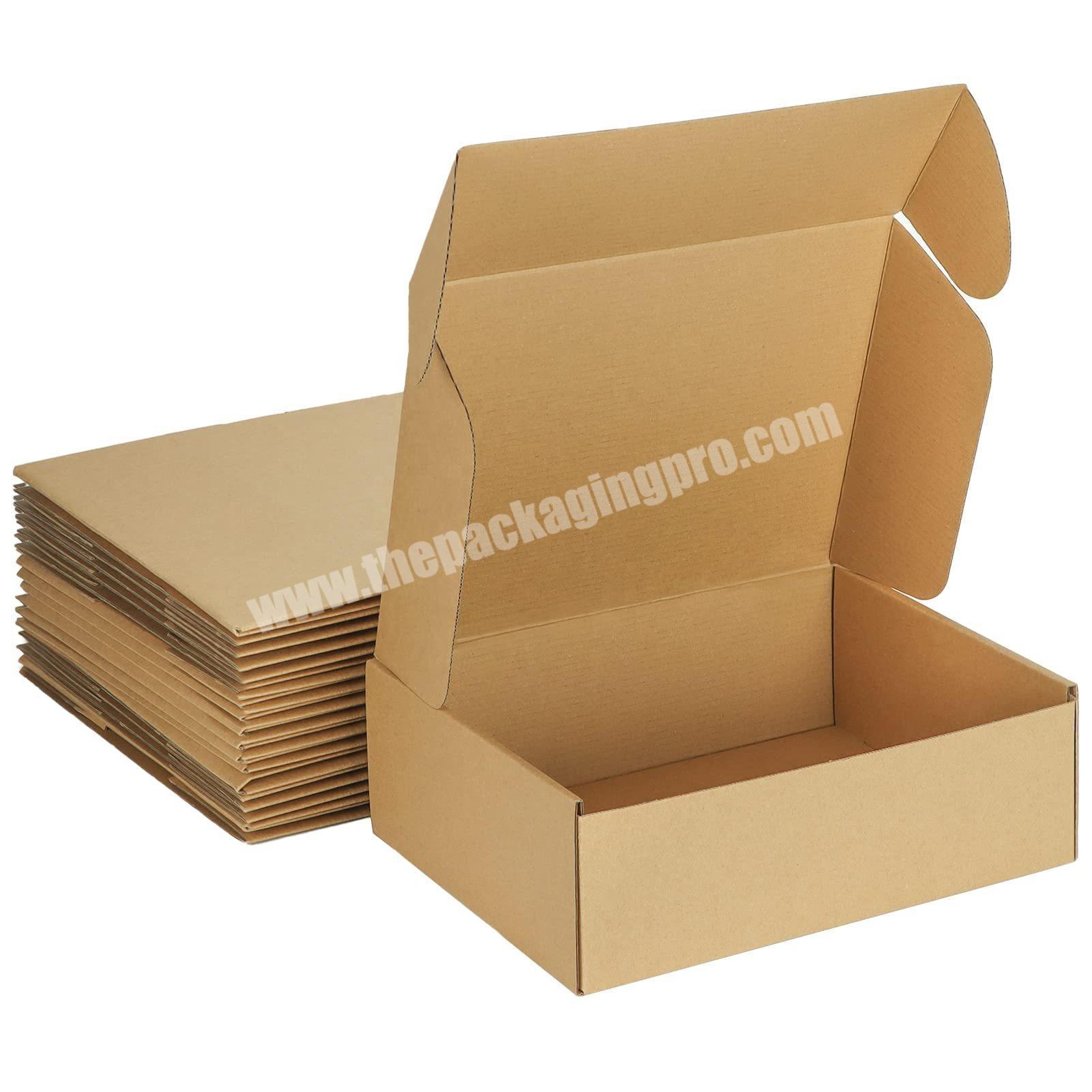 12x9x4inch single wall corrugated cardboard mailer box for clothing, cosmetics and other online shopping