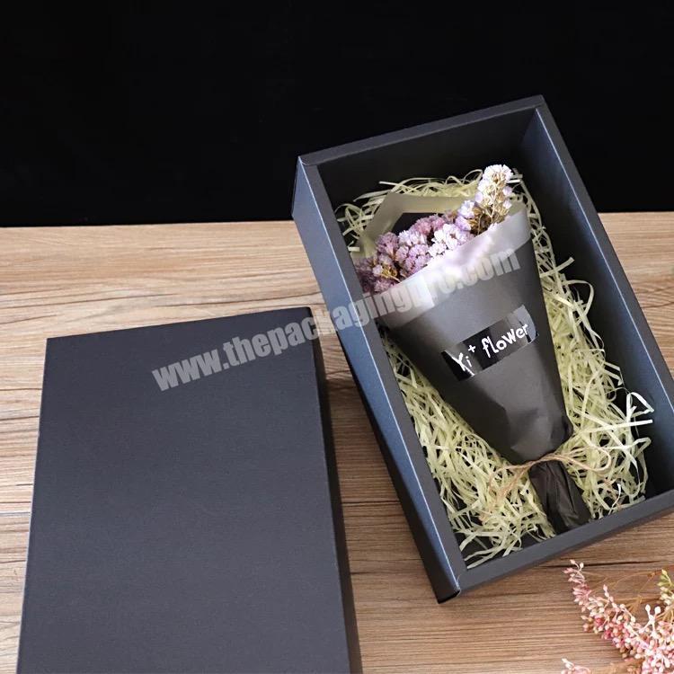 Hot Sale Wholesale Custom Paper Flower Box Packing For Rose Gift Box