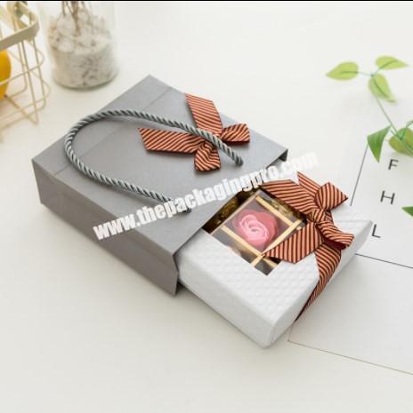 2020 Manufacturers wholesale custom girls Valentine's Day luxury chocolate truffle bow Christmas gift box window boxes NYBZJJ factory