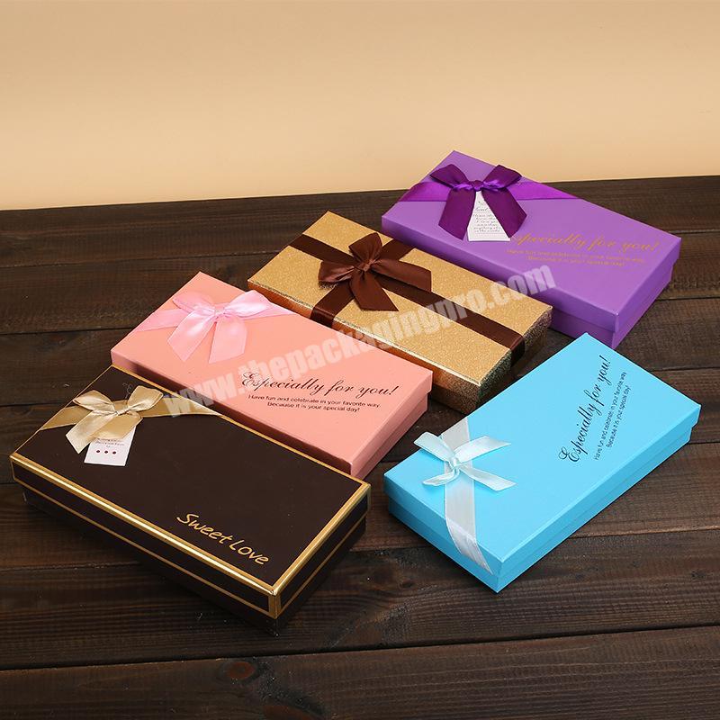 2020 wholesale custom logo new cookie gift boxes luxury chocolate gift packaging boxes with insert   NYBZ manufacturer
