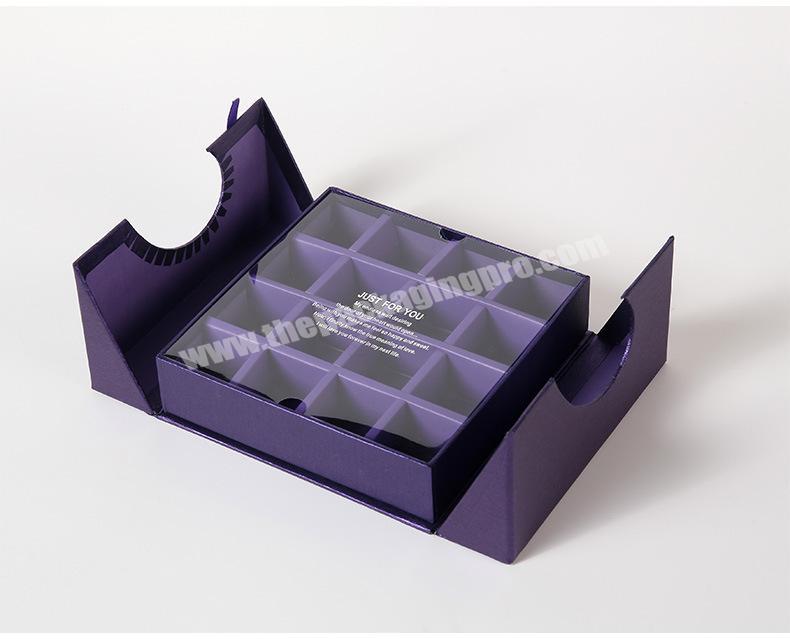 2020High quality manufacturers wholesale heart-shaped window box chocolate box bowknot gift box NYBZJJ factory