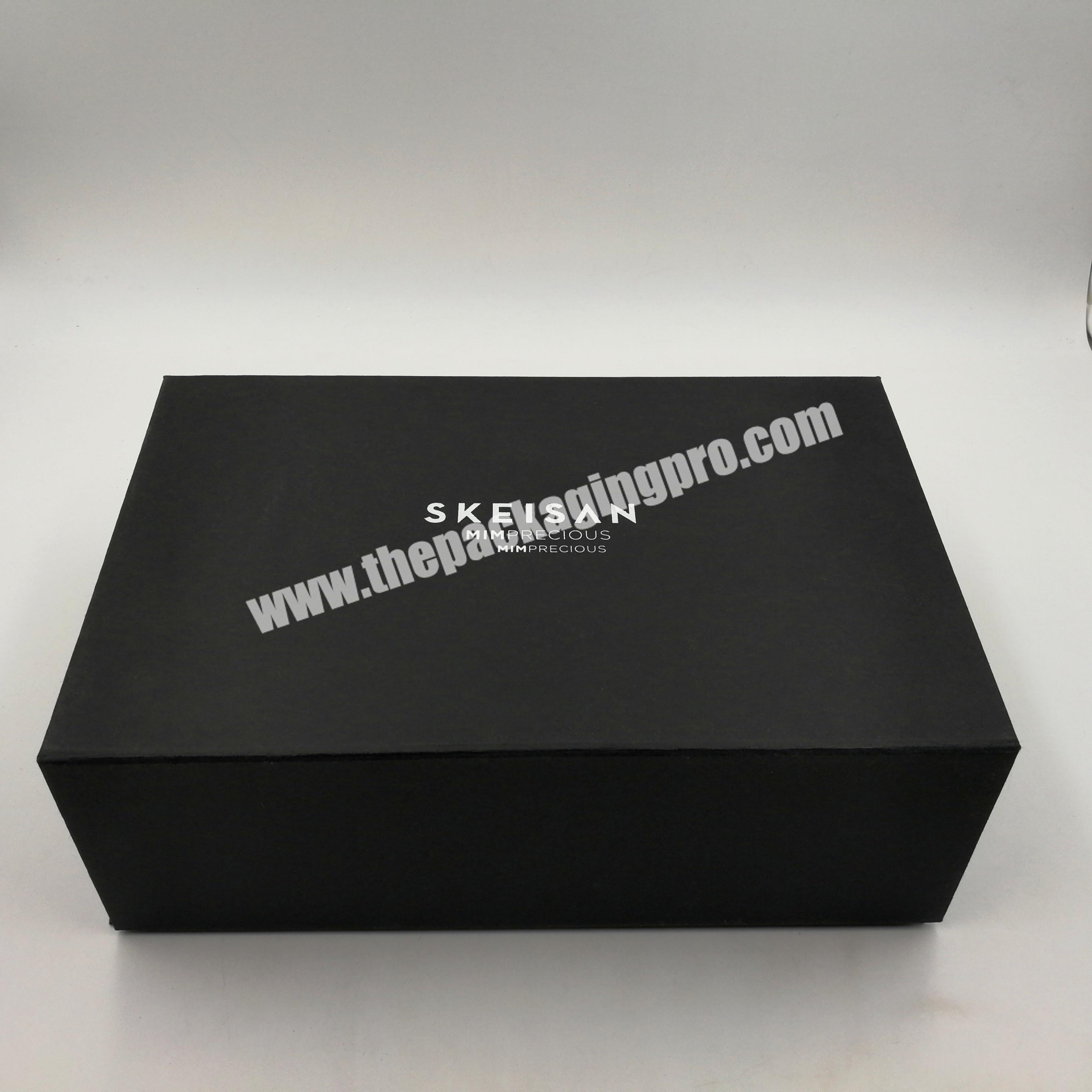 Black magnet folding box gift box