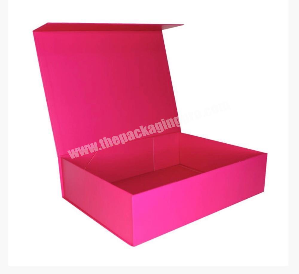 Custom Apparel Packaging Cardboard Packaging Gift Boxes With Magnetic Lid