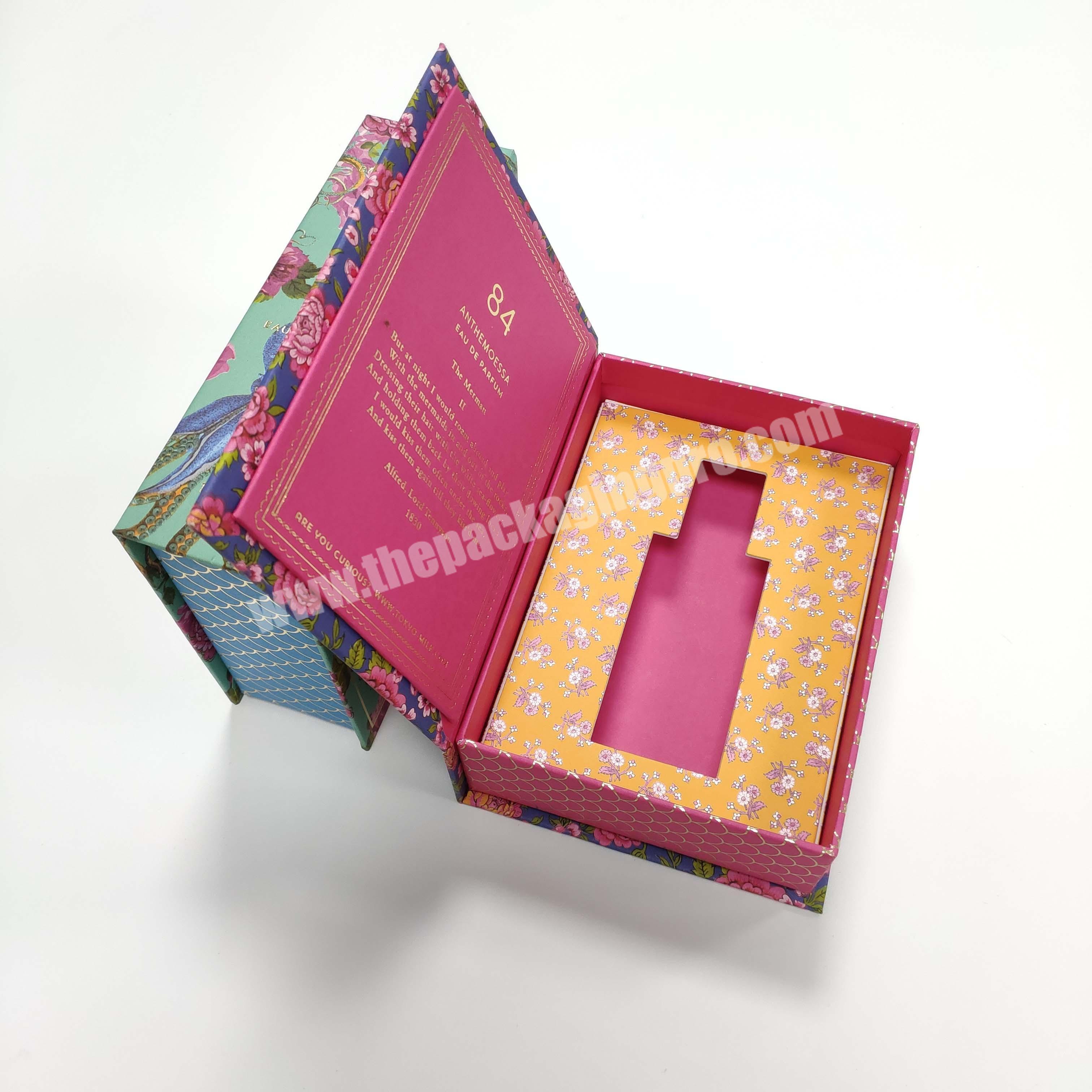 Custom box luxury matte gift paper perfume packaging box