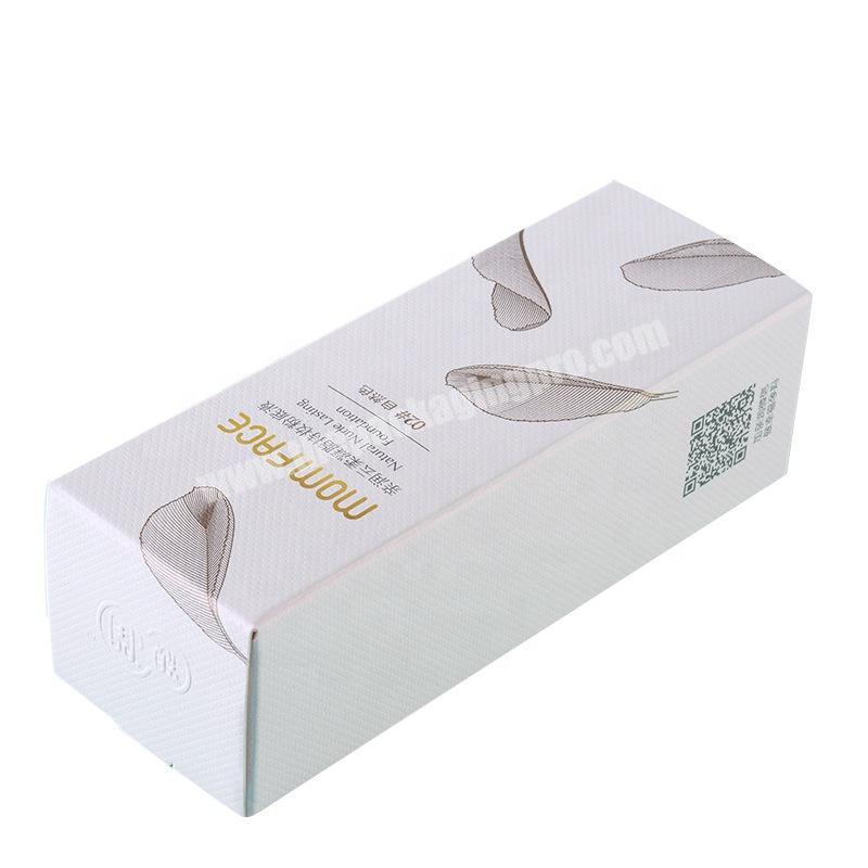 Custom paper cosmetic box packaging for skin care product