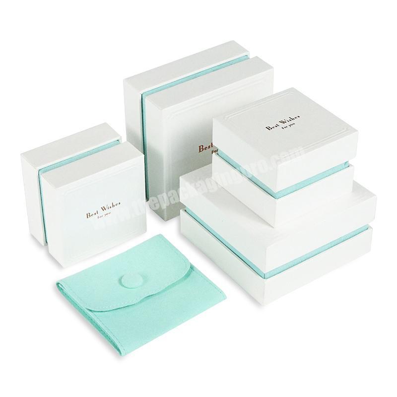 Decorative Paper Box Custom Packaging Jewelry Cardboard Box With Bag