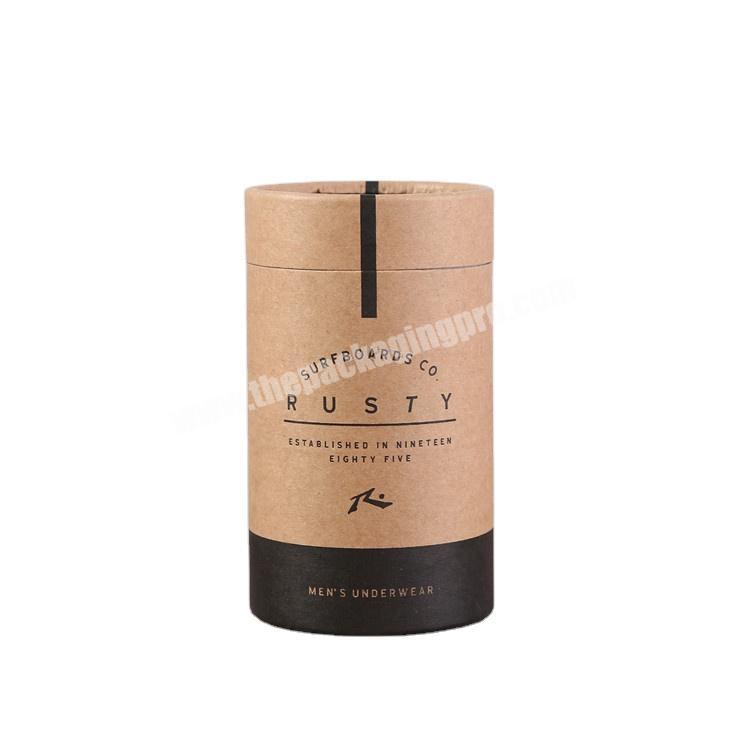 Eco friendly paper cylinder packaging box for teaherbscoffee packaging box