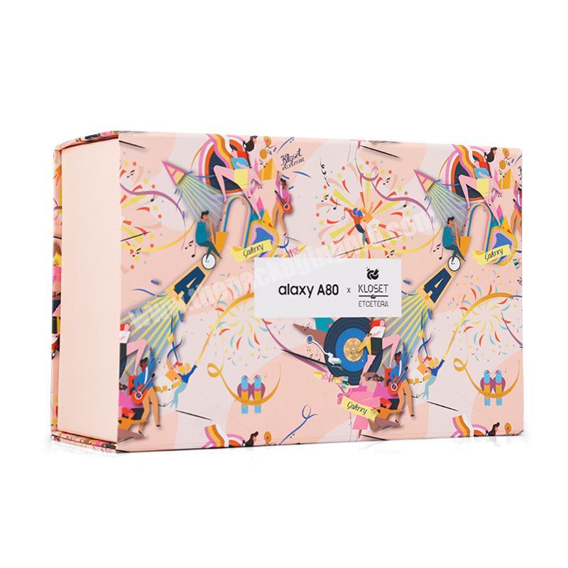 Luxury Printing Paper Custom Design Foldable Delivery Parcel Organizer Storage Boxed Women's Underwear Bra Box