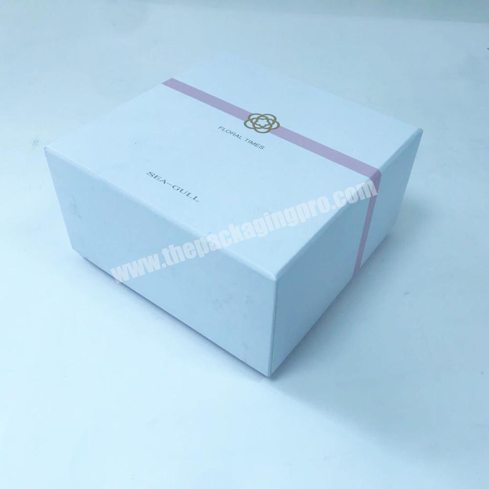 Luxury handmade floral jewelry gift paperboard packing box