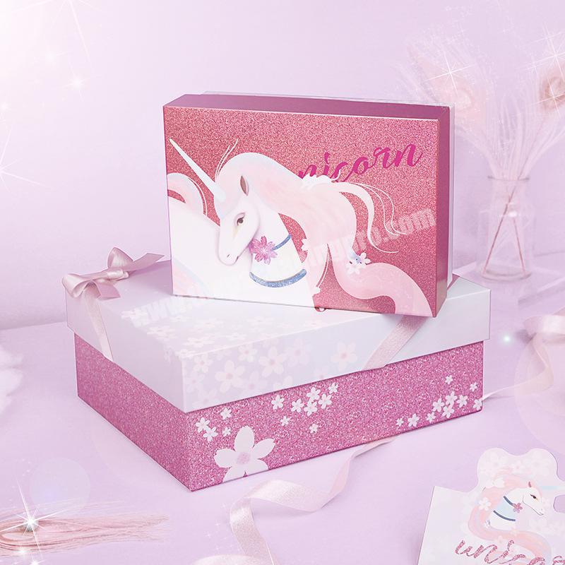 Original creative fantasy unicorn fresh women's day gift box