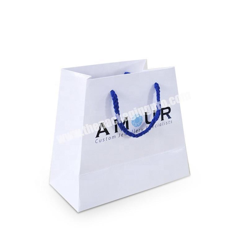 Trapezoid Shaped Jewelry Gift Bags Portrait Style Packaging Bag