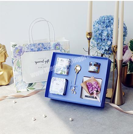 Wintop blue fresh aromatherapy custom wedding candy birthday gift packaging box