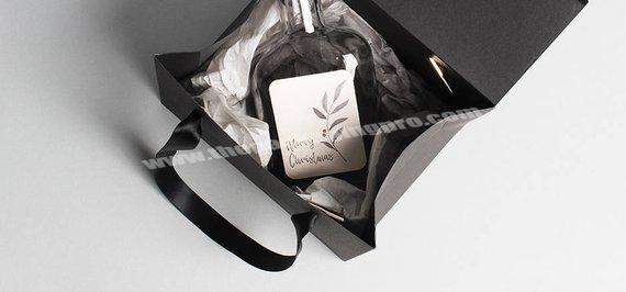 personalize black gift boxes with straps box bag bag shape box