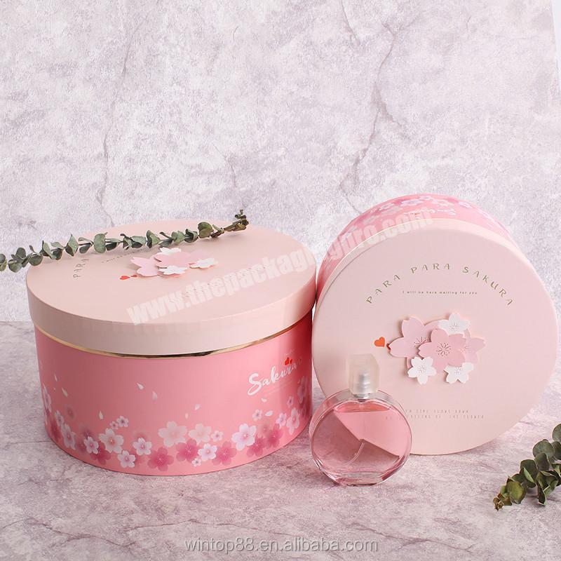 decorative christmas round gift boxes or cake boxes with SAKURA