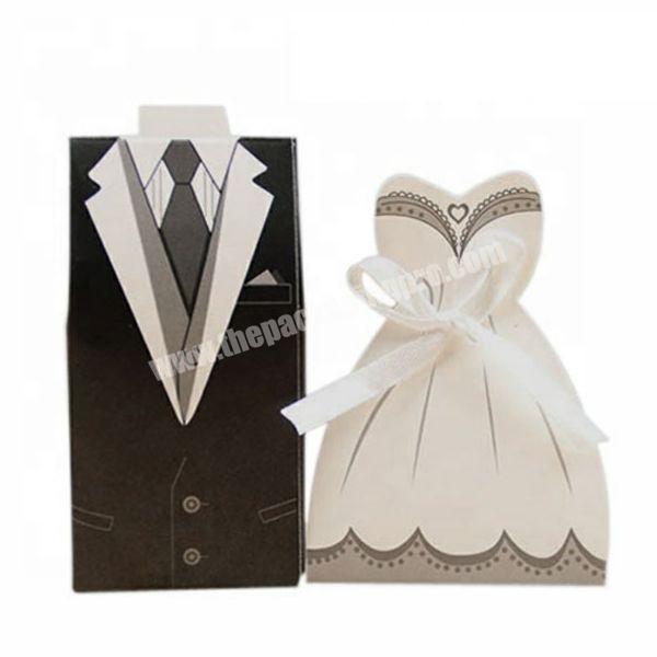 hot sale party favor bride and groom candy box wedding favour gift