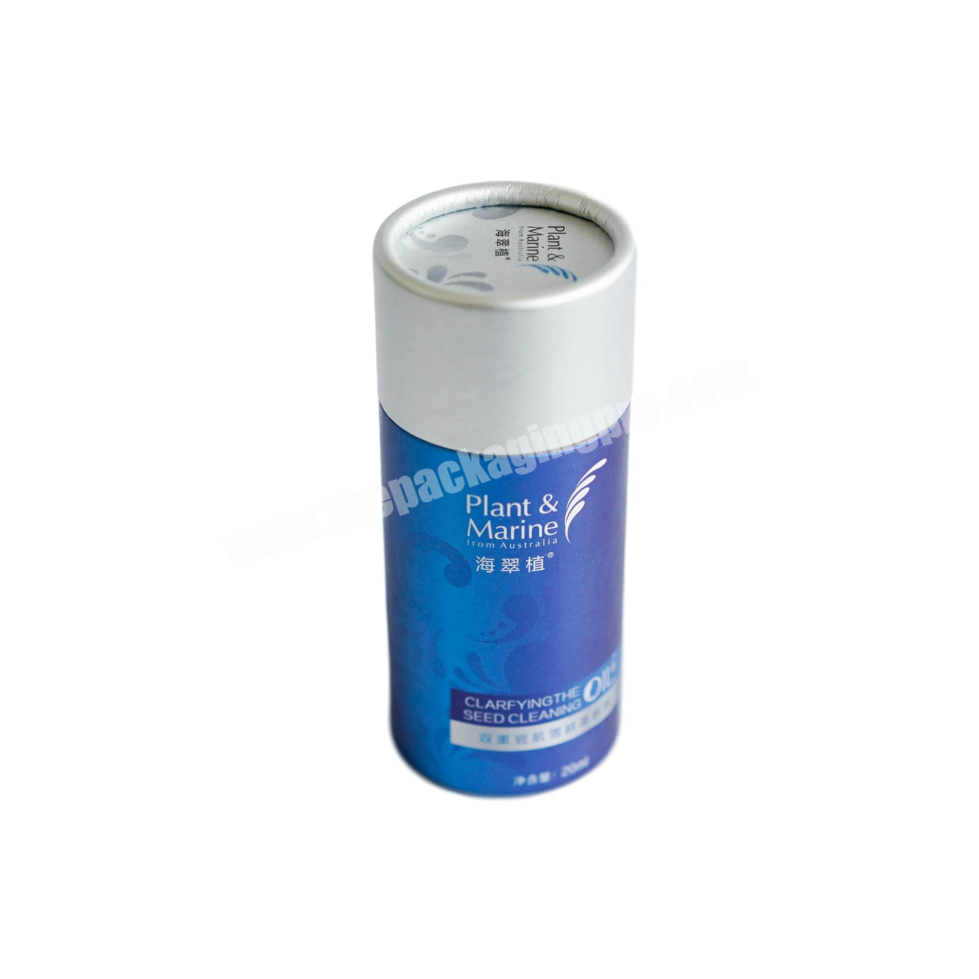 10ml 30ml 50ml Cosmetic Packaging Recycled Kraft Cardboard Blue Paper Tube for E Liquid Bottle