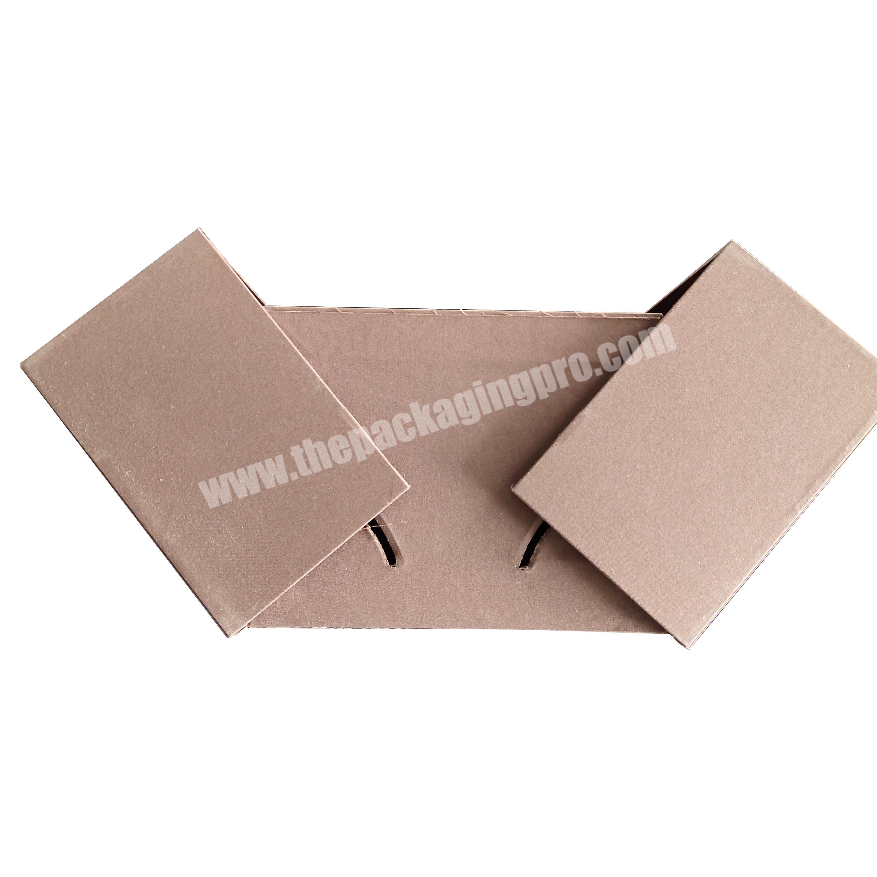custom china luxury brown boxes cloth and cardboard double door for martell wine bottle packaging