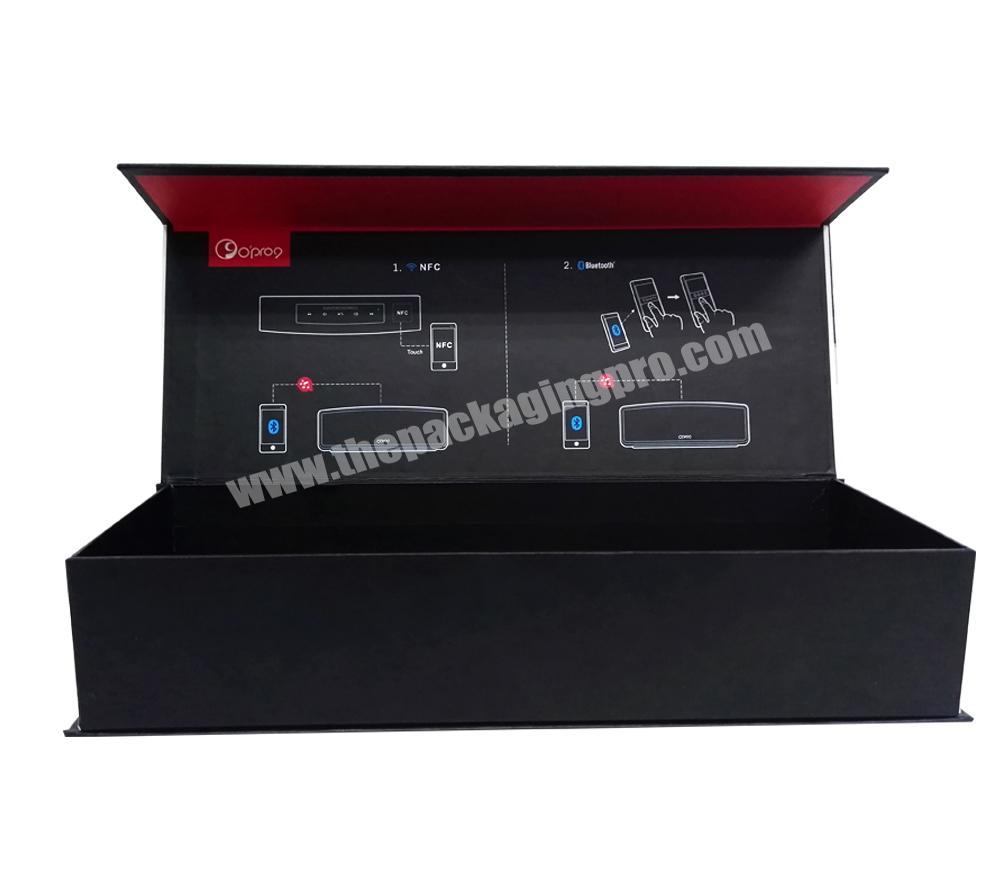 Luxury Magnetic Closure Gift Box Mini Speaker Electronic Packaging Boxes