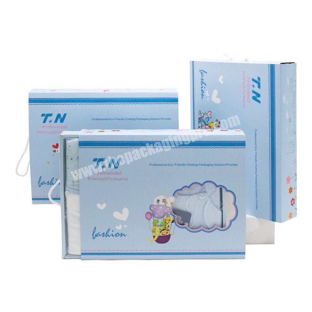 2022 New Style Eco Friendly Packaging Customized Children Clothing Boxes