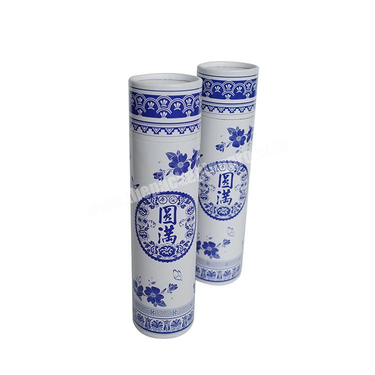 Biodegradable Eco-friendly Custom Print Box Recycled Paper Tube Packaging