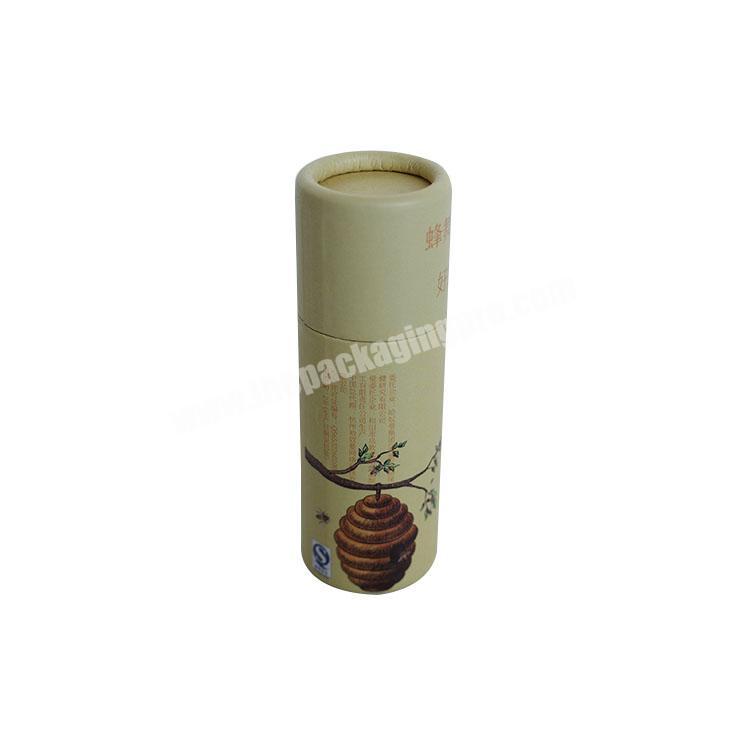 Biodegradable Recycled Custom Made Blank Round Kraft Paper Tube Box for Cosmetic Containers