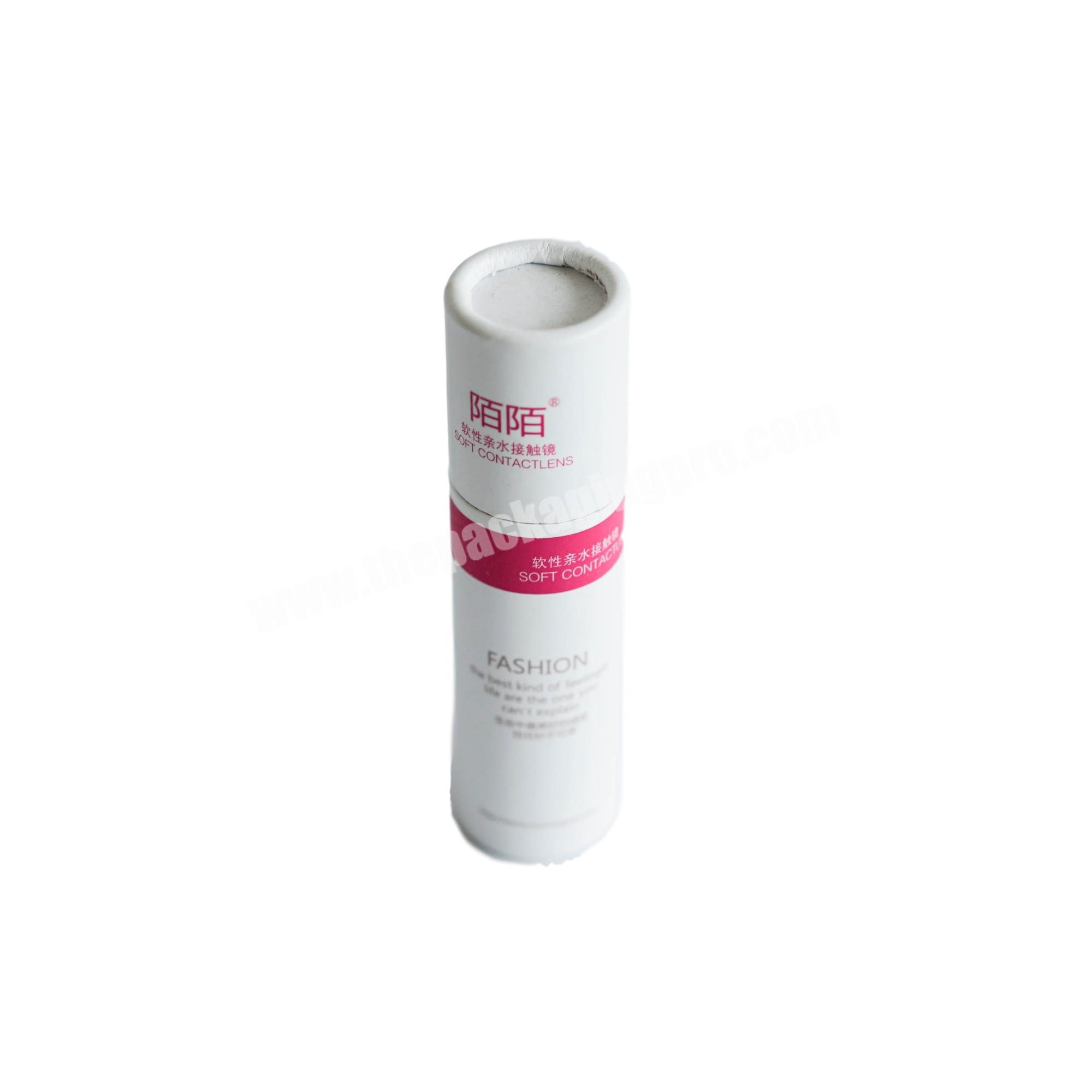China Supplier Cylinder Customized Printing Recyclable Kraft Paper Empty Tube Packaging for Cosmetic