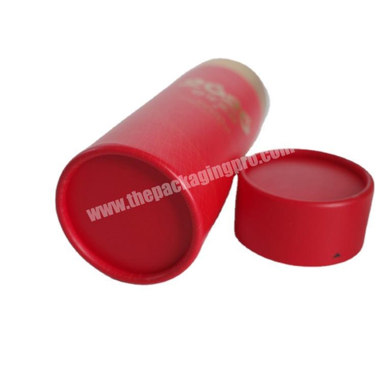 Cosmetic kraft paper tubes cardboard tube recycled paper tube for bottles packaging wholesaler