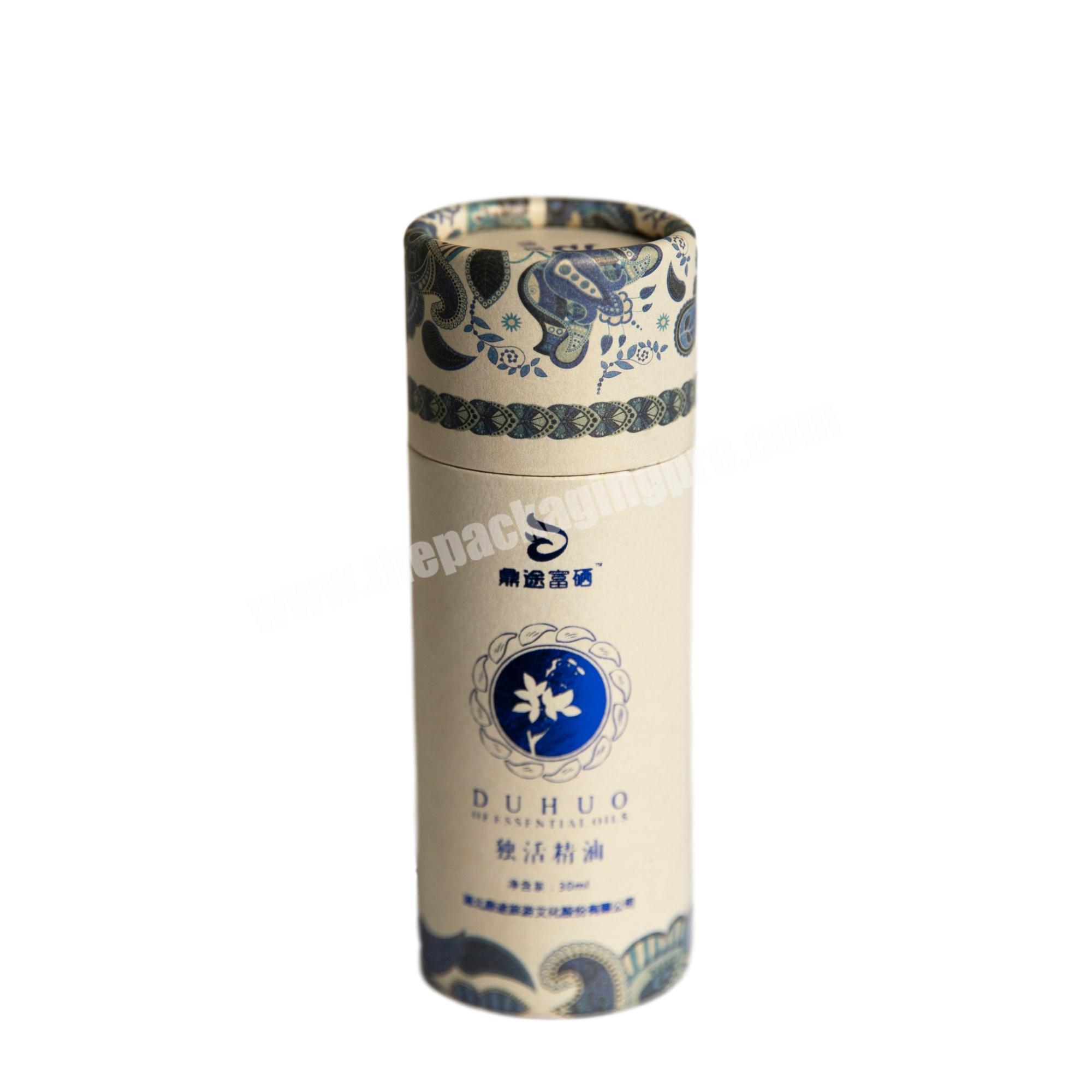 Custom Design Chips Paper Tube Packaging Empty Round Paper Can