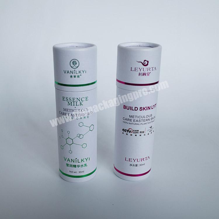 Custom Design Water Bottle Packaging Round Tube Box Container