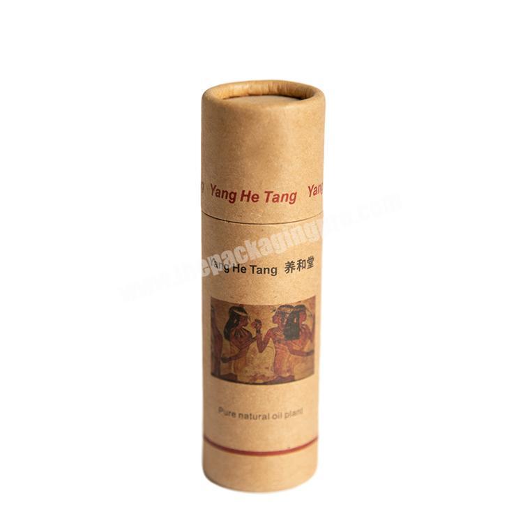 Custom Eco Friendly Recyclable Round Cardboard Paper Tubes For Perfume  Essential Oil Bottle Packaging