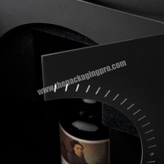 personalize Custom Logo Eco-friendly Material Fancy Recycle Cardboard Paper Top Grade Wine Box
