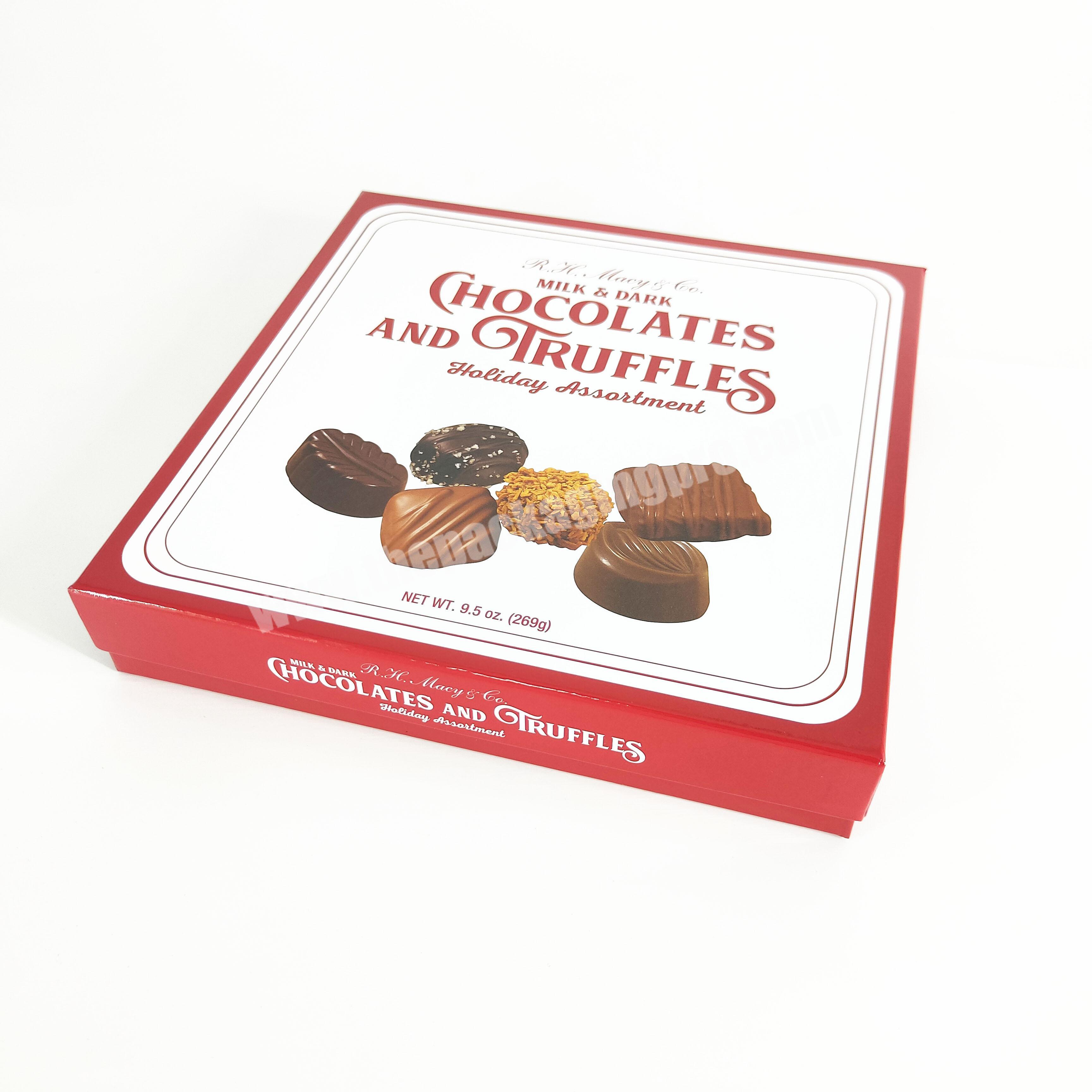 2020 wholesale custom logo new cookie gift box luxury chocolate gift box