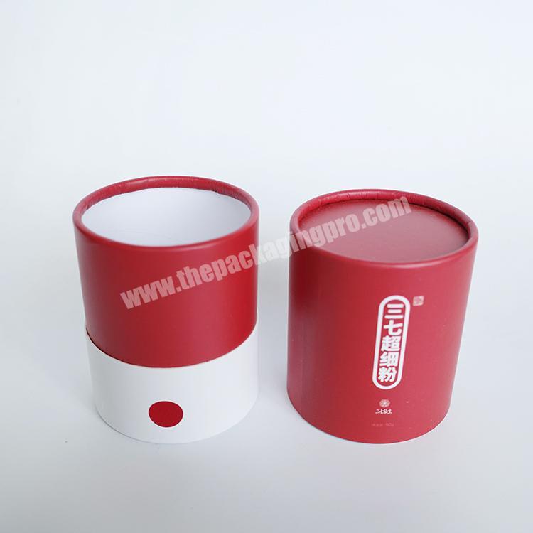 Custom Printed Round Box Cylinder Clothes Cardboard T Shirt Tube Packaging
